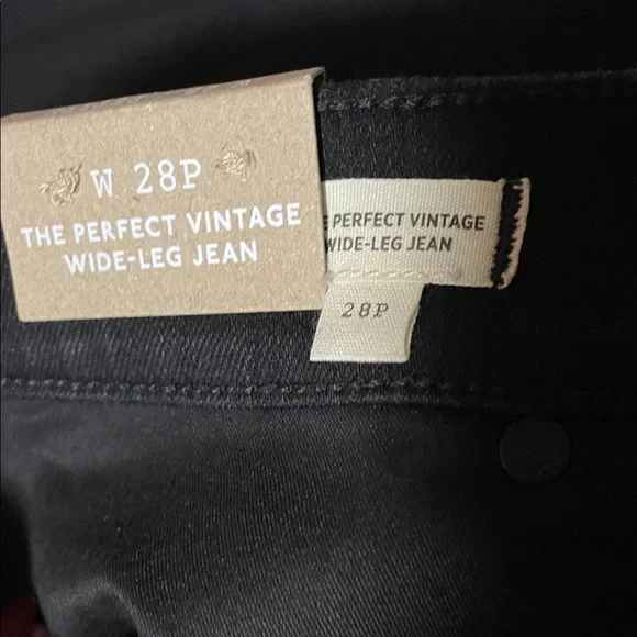 MADEWELL The Perfect Vintage wide-Leg Black Women's jeans - Picture 10 of 12